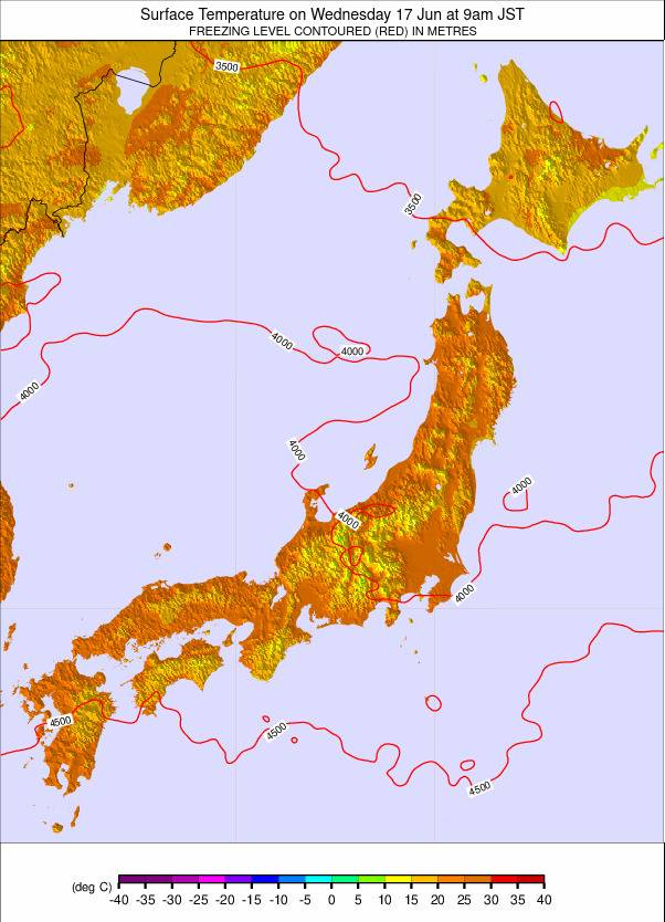 Japan weather map - click to go back to main thumbnail page