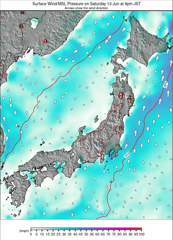 Japan weather map - click to go back to main thumbnail page