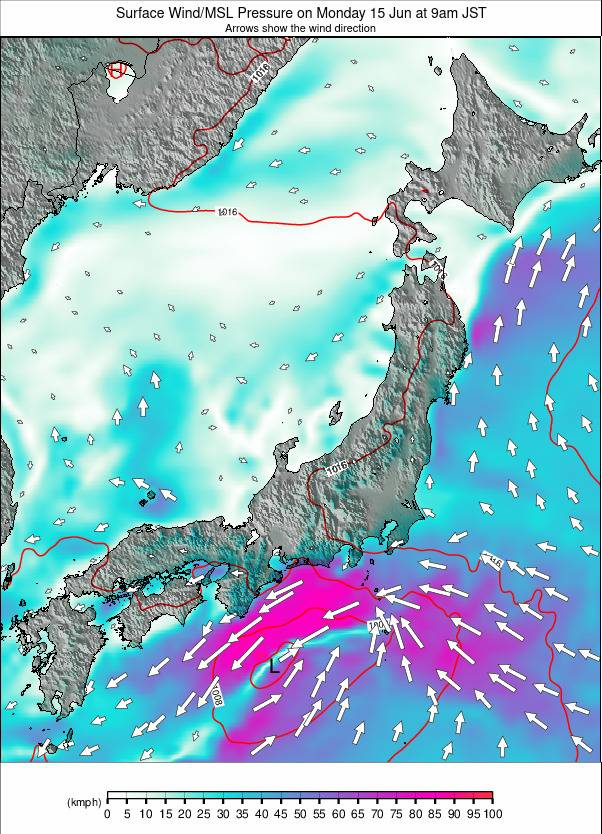 Japan weather map - click to go back to main thumbnail page