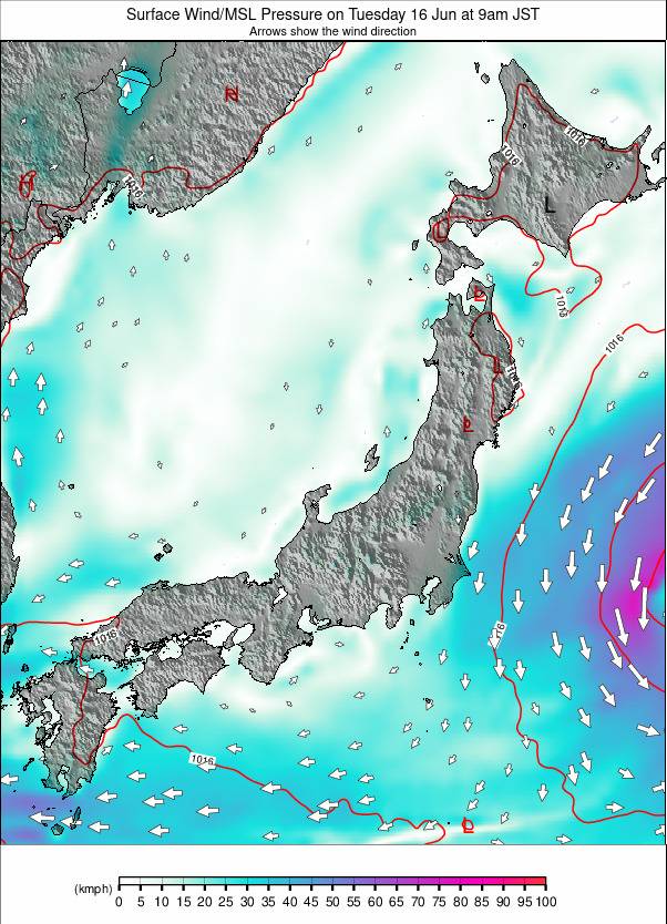 Japan weather map - click to go back to main thumbnail page