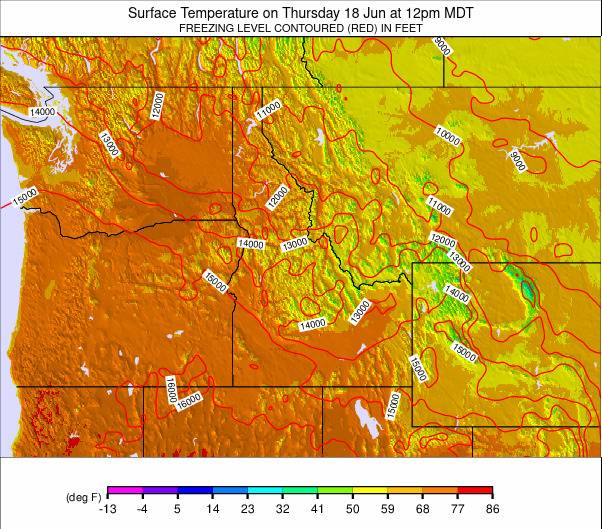 NW USA weather map - click to go back to main thumbnail page