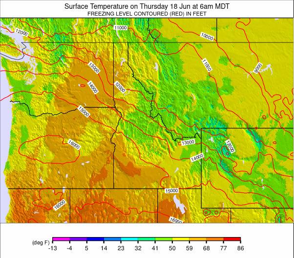 NW USA weather map - click to go back to main thumbnail page
