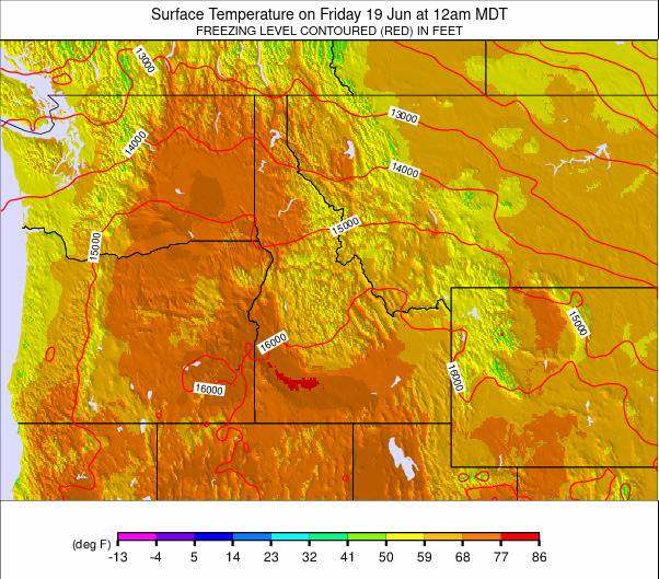 NW USA weather map - click to go back to main thumbnail page