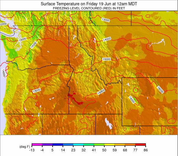 NW USA weather map - click to go back to main thumbnail page