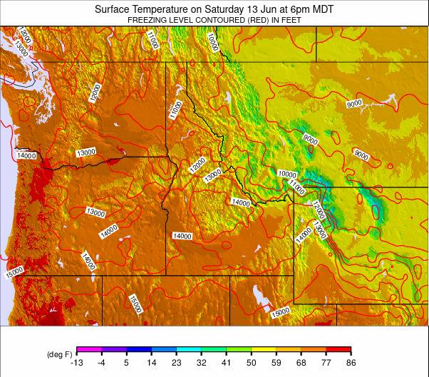 NW USA weather map - click to go back to main thumbnail page