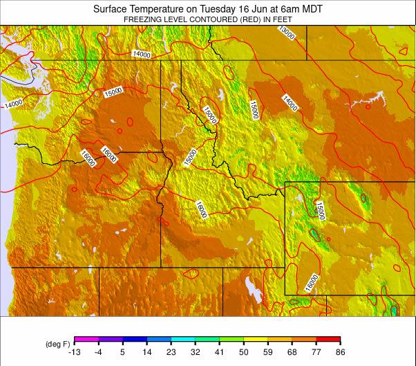 NW USA weather map - click to go back to main thumbnail page