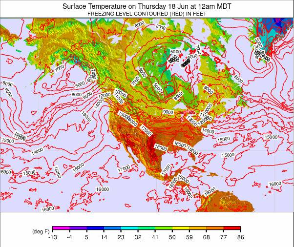 North America weather map - click to go back to main thumbnail page