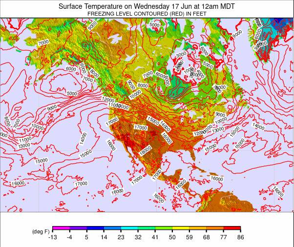North America weather map - click to go back to main thumbnail page