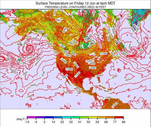 North America weather map - click to go back to main thumbnail page
