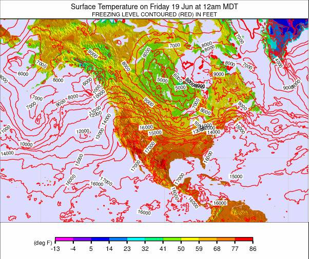 North America weather map - click to go back to main thumbnail page
