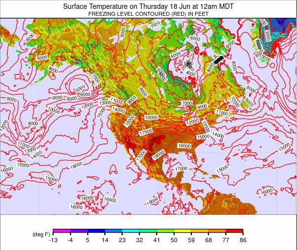 North America weather map - click to go back to main thumbnail page