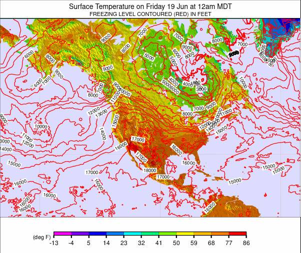 North America weather map - click to go back to main thumbnail page