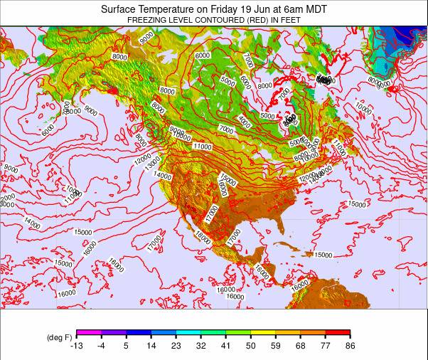 North America weather map - click to go back to main thumbnail page