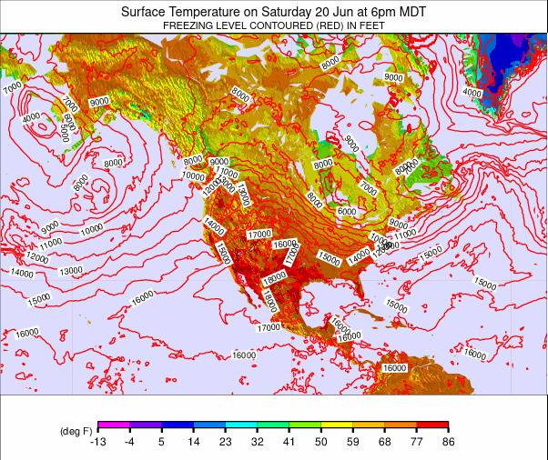 North America weather map - click to go back to main thumbnail page