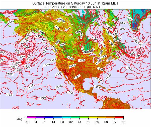 North America weather map - click to go back to main thumbnail page