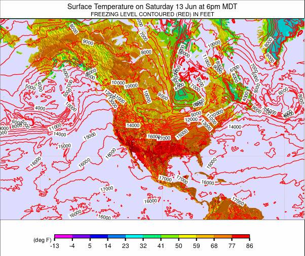 North America weather map - click to go back to main thumbnail page