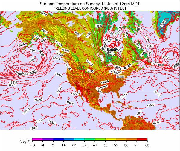 North America weather map - click to go back to main thumbnail page