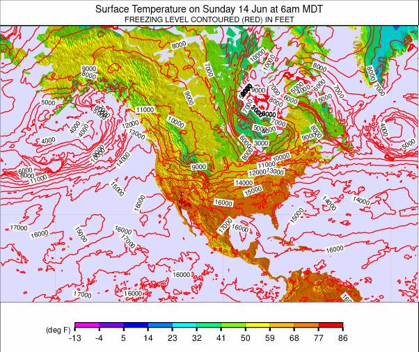 North America weather map - click to go back to main thumbnail page