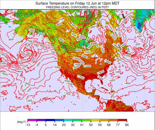 North America weather map - click to go back to main thumbnail page