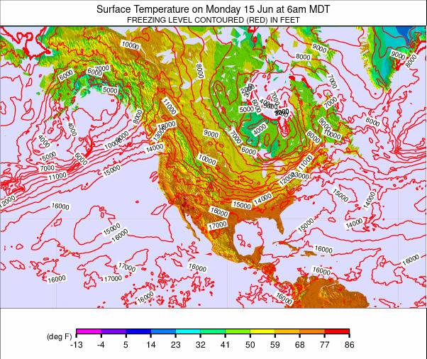 North America weather map - click to go back to main thumbnail page