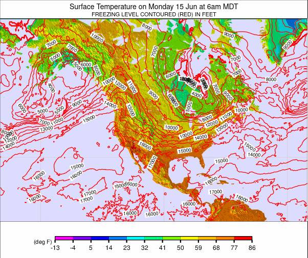 North America weather map - click to go back to main thumbnail page