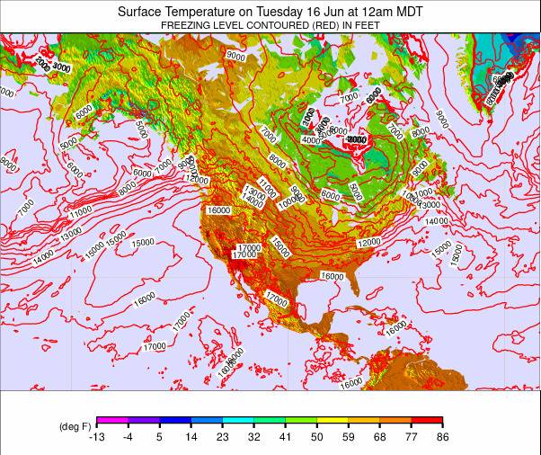 North America weather map - click to go back to main thumbnail page