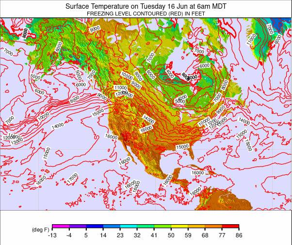 North America weather map - click to go back to main thumbnail page