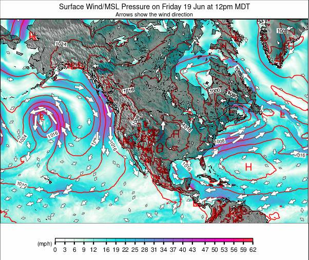 North America weather map - click to go back to main thumbnail page