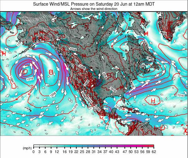 North America weather map - click to go back to main thumbnail page