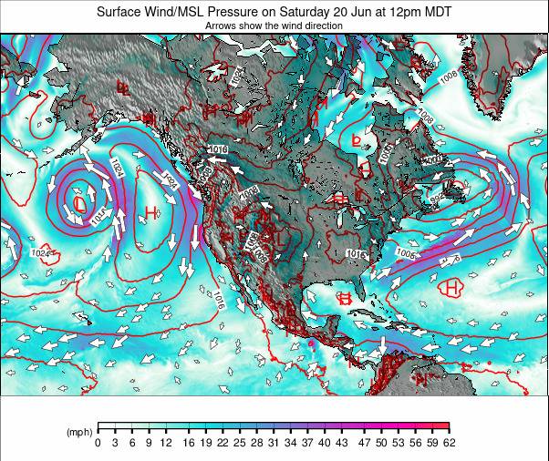 North America weather map - click to go back to main thumbnail page