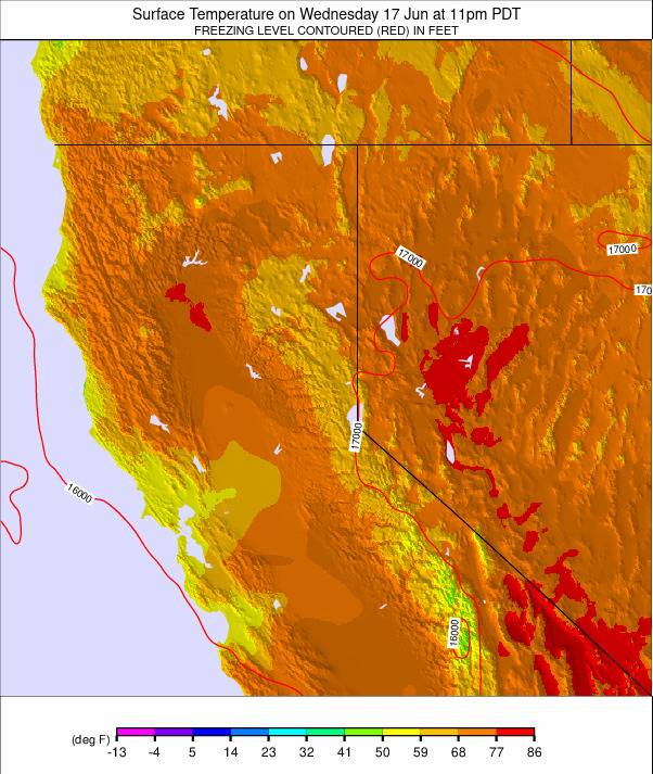 North California weather map - click to go back to main thumbnail page