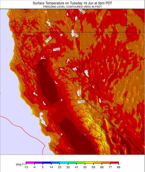 North California weather map - click to go back to main thumbnail page