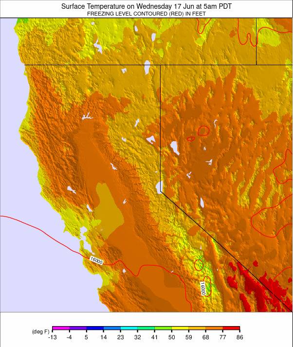 North California weather map - click to go back to main thumbnail page