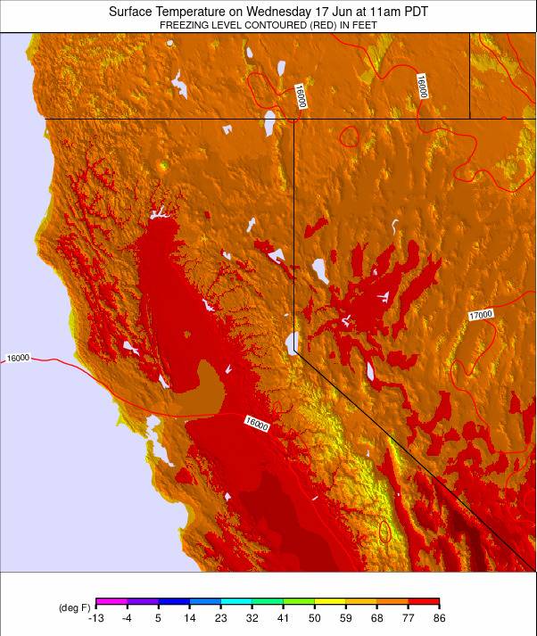 North California weather map - click to go back to main thumbnail page