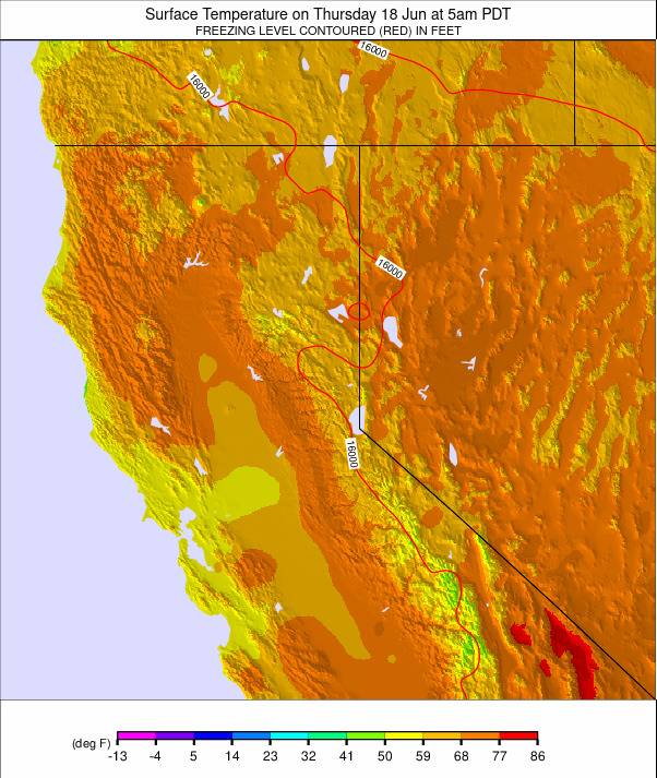 North California weather map - click to go back to main thumbnail page