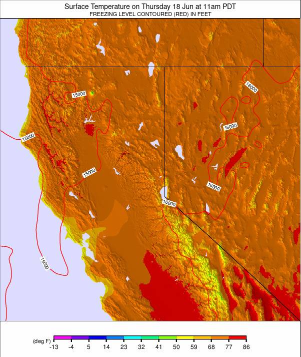 North California weather map - click to go back to main thumbnail page