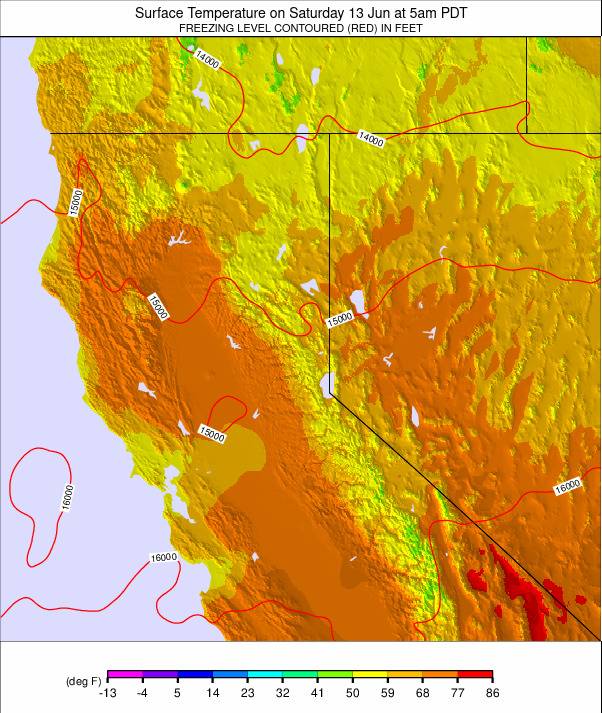 North California weather map - click to go back to main thumbnail page