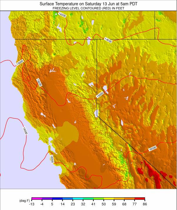 North California weather map - click to go back to main thumbnail page