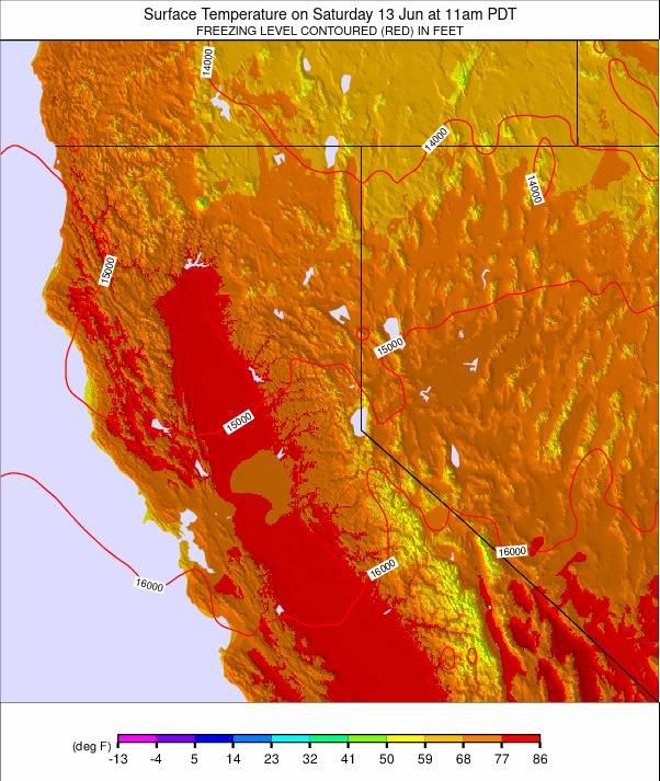 North California weather map - click to go back to main thumbnail page