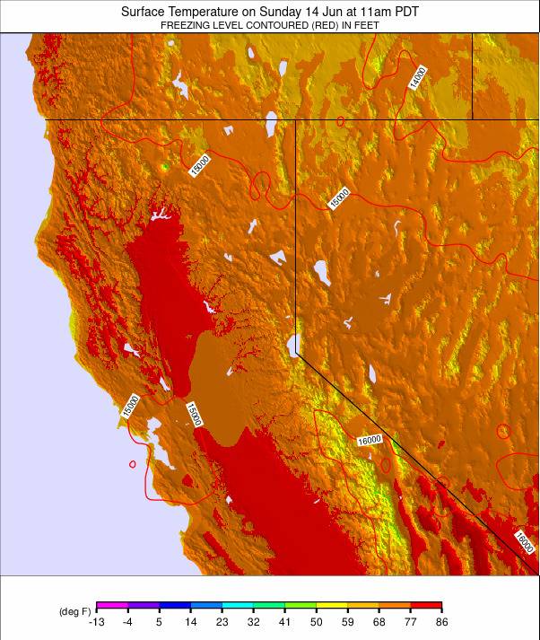 North California weather map - click to go back to main thumbnail page