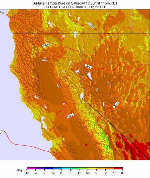 North California weather map - click to go back to main thumbnail page