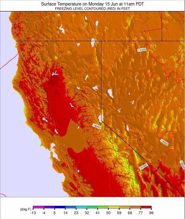 North California weather map - click to go back to main thumbnail page