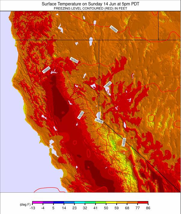 North California weather map - click to go back to main thumbnail page