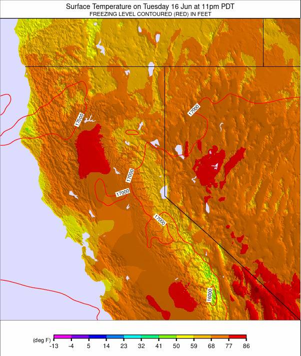 North California weather map - click to go back to main thumbnail page