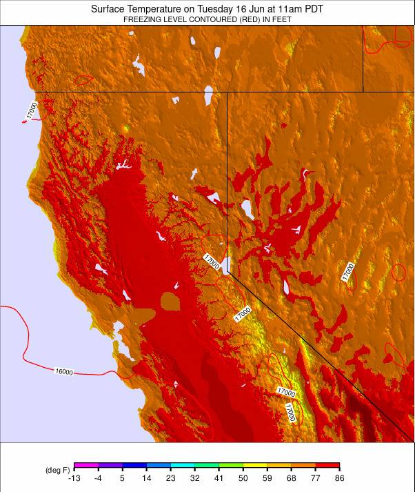 North California weather map - click to go back to main thumbnail page