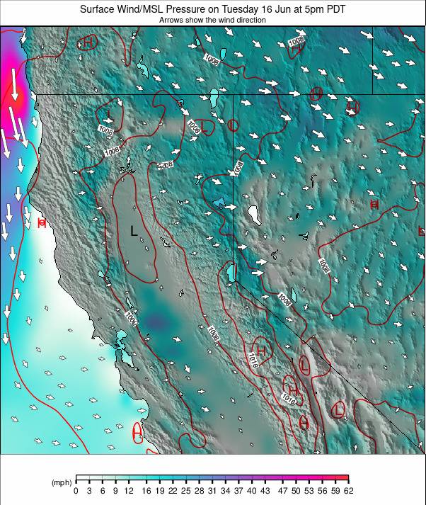 North California weather map - click to go back to main thumbnail page