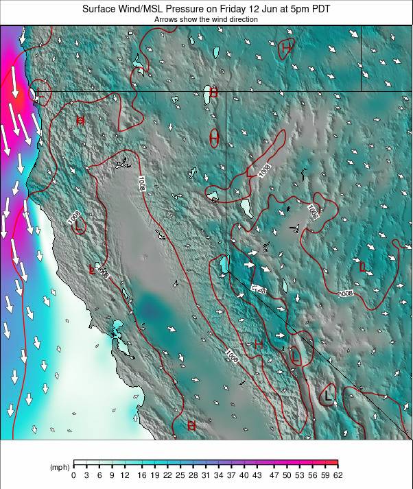 North California weather map - click to go back to main thumbnail page