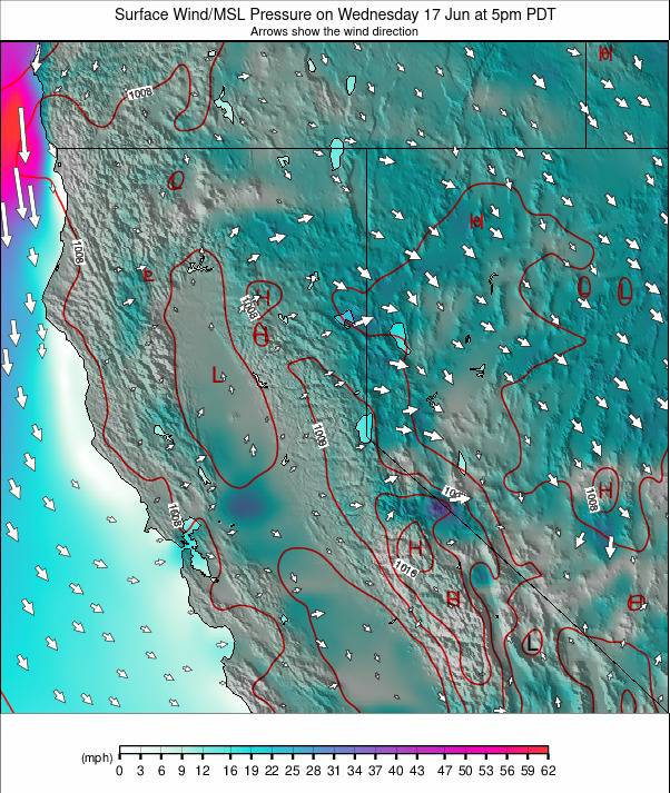 North California weather map - click to go back to main thumbnail page