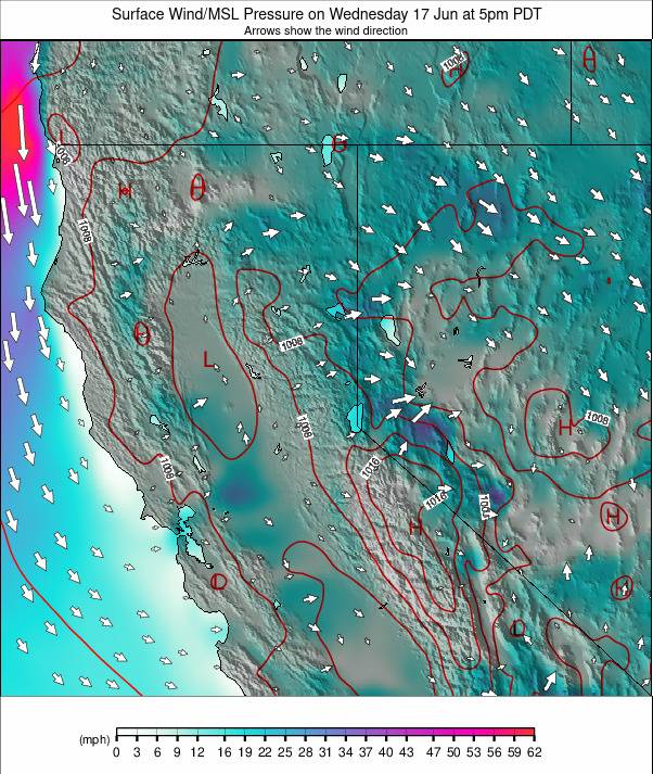 North California weather map - click to go back to main thumbnail page