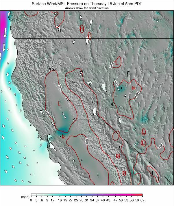North California weather map - click to go back to main thumbnail page